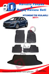 Hyundai İ30 2017+ Kulaklı Havuzlu Paspas ve Bagaj Seti Bizymo