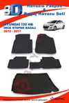 Hyundai İ30 İnce Stepne 2012-2017 Paspas ve Bagaj Havuzu Seti
