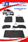 Hyundai İx20 Alt 2010+ Havuzlu Paspas ve Bagaj Seti Bizymo