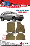 Hyundai Tucson 2005-2014 3D Bej Paspas Takımı Bizymo