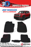 Jeep Renegade 2014 Ve Sonrası 3D Paspas Takımı Bizymo