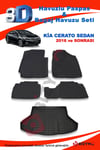 Kia Cerato Sedan 2016 Ve Sonrası Paspas Ve Bagaj Havuzu Seti