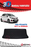 Kia Picanto 2018 ve Sonrası 3D Bagaj Havuzu Bizymo