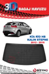 Kia Rio Hb Kalın Stepne 2012-2016 3D Bagaj Havuzu Bizymo