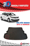 Kia Rio Sedan 2012 Ve Sonrası 3D Bagaj Havuzu Bizymo