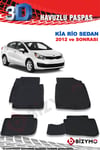 Kia Rio Sedan 2012 Ve Sonrası 3D Paspas Takımı Bizymo