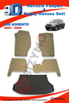 Kia Sorento 2003-2009 Bej Paspas ve Bagaj Havuzu Seti