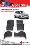 Land Rover Vogue 2012 Ve Sonrası 3D Havuzlu Paspas Takımı Bizymo