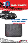 Mercedes A Serisi W177 HB 2018+ Cepsiz 3D Bagaj Havuzu Bizymo