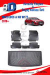 Mercedes A Serisi W177 HB 2018+ Cepsiz 3D Paspas ve Bagaj Seti