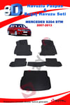 Mercedes C Serisi S204 Stw-T-Mod 2007-13 Havuzlu Paspas ve Bagaj Seti Bizymo