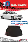 Mercedes C Serisi W204 Sedan Plastik 2007-2013 3D Bagaj Havuzu Bizymo