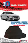 Mercedes C Serisi W205 Plastik Setli 2014 Ve Sonrası 3D Bagaj Havuzu Bizymo