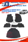 Mercedes E Serisi W212 Sedan Plastik 2009-2016 Paspas ve Bagaj Havuzu Seti
