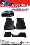 Mercedes S Serisi W221 2006-2013 3D Havuzlu Paspas Takımı Bizymo