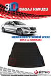 Mercedes S Serisi W222 2014 Ve Sonrası 3D Bagaj Havuzu Bizymo