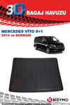 Mercedes Vito 8+1 2014 ve Sonrası 3D Bagaj Havuzu Bizymo