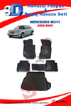 Mercedes W211 2002-2009 Havuzlu Paspas ve Bagaj Seti Bizymo
