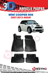 Mini Cooper R56 2007-2013 3D Havuzlu Paspas Takımı Bizymo