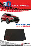 Mitsubishi ASX Suv 2010 Ve Sonrası 3D Bagaj Havuzu Bizymo