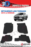 Mitsubishi L200 Tornado 2019+ 3D Havuzlu Paspas Takımı Bizymo
