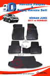 Nissan Juke 2011-2014 Paspas Ve Bagaj Havuzu Seti