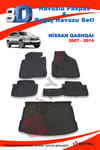 Nissan Qashqai 2007-2014 Paspas Ve Bagaj Havuzu Seti