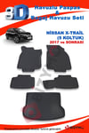 Nissan X Trail 5 Koltuk 2017 Ve Sonrası Paspas Ve Bagaj Havuzu Seti