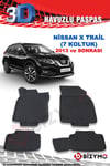 Nissan X Trail 7 Koltuk Suv 2013 Ve Sonrası 3D Paspas Takımı Bizymo