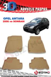 Opel Antara 2006 Ve Sonrası 3D Bej Paspas Takımı Bizymo