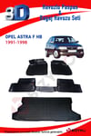 Opel Astra F HB 1991-1998 3D Paspas ve Bagaj Havuzu Seti Bizymo