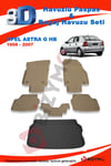 Opel Astra G Hb 1998-2007 Bej Paspas ve Bagaj Havuzu Seti