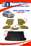 Opel Astra G Sw Bej 1998-2003 Havuzlu Paspas + Bagaj Seti Bizymo