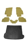 Opel Astra G Sw Bej 1998-2003 Havuzlu Paspas + Bagaj Seti Bizymo