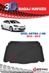 Opel Astra J Hb 2010-2015 3D Bagaj Havuzu Bizymo