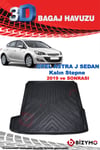 Opel Astra J Sedan Kulaklı 2019 Ve Sonrası 3D Bagaj Havuzu Bizymo