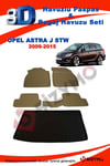 Opel Astra J Stw 2009-2015 Bej Havuzlu Paspas ve Bagaj Seti Bizymo