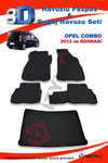 Opel Combo 2012-2018 Paspas Ve Bagaj Havuzu Seti