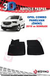 Opel Combo Panelvan 2019+ 3D Havuzlu Paspas Takımı Bizymo