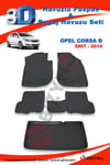 Opel Corsa D 2007-2014 Paspas Ve Bagaj Havuzu Seti