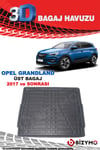 Opel Grandland Üst Kısım 2017 Ve Sonrası 3D Bagaj Havuzu Bizymo