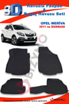 Opel Meriva 2011 Ve Sonrası Paspas Ve Bagaj Havuzu Seti