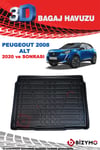 Peugeot 2008 2020+ Alt 3D Bagaj Havuzu Bizymo