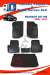 Peugeot 207 Hb 2006-2015 Paspas Ve Bagaj Havuzu Seti