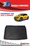 Peugeot 208 2020 Ve Sonrası 3D Bagaj Havuzu Bizymo