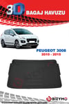 Peugeot 3008 2010-2016 3D Bagaj Havuzu Bizymo