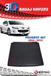 Peugeot 407 Stw 2004-2010 3D Bagaj Havuzu Bizymo