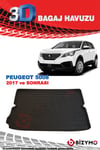 Peugeot 5008 2017 Ve Sonrası 3D Bagaj Havuzu Bizymo