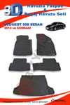 Peugeot 508 2010 Ve Sonrası Paspas Ve Bagaj Havuzu Seti