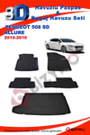Peugeot 508 Sedan Allure 2010-2019 Havuzlu Paspas ve Bagaj Seti Bizymo